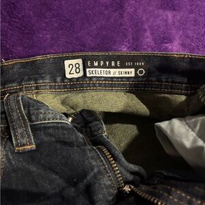 Empyre Men's Skinny Jeans - Dark Blue